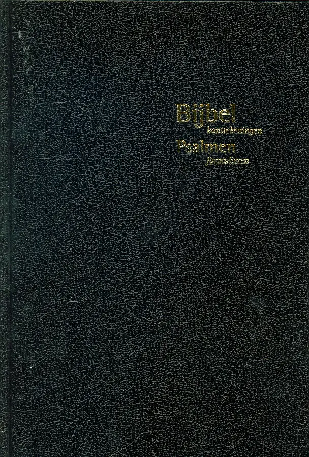 Met Psalmen en formulieren.  14,6 x 21,5 cm. met lankaarten