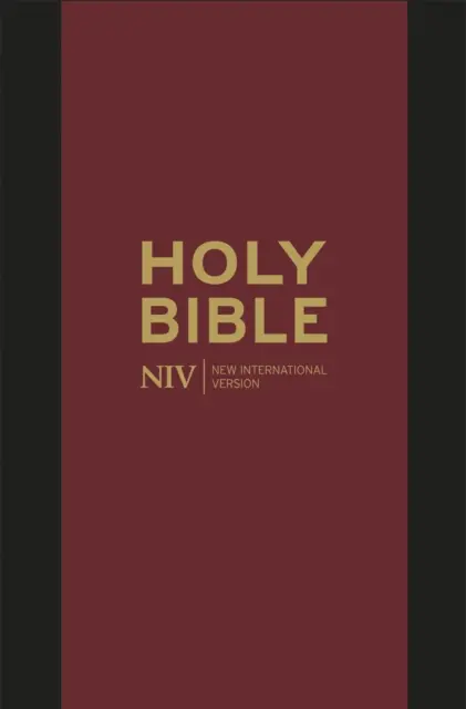 NIV Pocket Bible Zip Black Bonded Leathe
