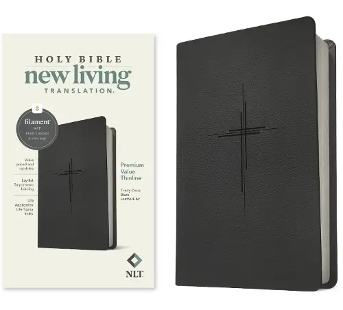 NLT - Premium Value Thinline Bible black