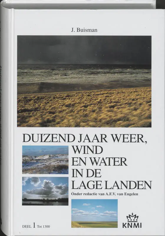 Dit eerste deel beslaat de periode vanaf 763 tot aan 1300, met veel warm weer maar natuurlijk ook de nodige rampen en tegenheden. In deze eeuwen stamt veel nieuws vanzelfsprekend ook uit Vlaanderen.

In 'Duizend jaar weer, wind, en water in de Lage Landen' geeft Jan Buisman een indrukwekkend en zeer gedetailleerd overzicht van het weer in de noordelijke en zuidelijke Nederlanden vanaf het jaar 763. Op grond van een enorme hoeveelheid zeer verschillende bronnen reconstrueert hij het weer van jaar tot jaar. Daarmee levert hij niet alleen het KNMI (dat het project wetenschappelijk begeleidt) belangrijke informatie, maar hij geeft iedere historisch geïnteresseerde een totaal nieuwe kijk op de geschiedenis. Er is immers niets dat het dagelijkse leven zo bepaalt en kleurt als het weer. Maar ook grote historische gebeurtenissen als de Slag bij Nieuwpoort en de Franse Revolutie zouden anders verlopen zijn bij ander weer.

Dit eerste deel beslaat de periode vanaf 763 tot aan 1300, met veel warm weer maar natuurlijk ook de nodige rampen en tegenheden. In deze eeuwen stamt veel nieuws vanzelfsprekend ook uit Vlaanderen.

Jan Buisman werkt sinds jaren met grote vasthoudendheid aan zijn grote reeks over de geschiedenis van het weer. De hele serie gaat waarschijnlijk uit tien delen bestaan van elk tussen de 750 en 1000 bladzijden. Over het jaar van verschijnen van deze delen, waaraan naast Buisman ook andere auteurs meewerken, valt nog weinig met zekerheid te zeggen.