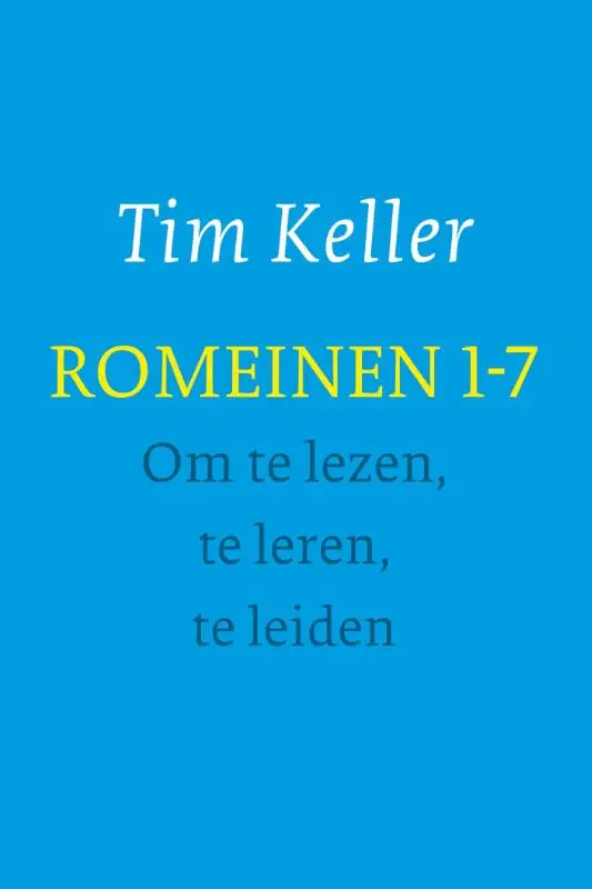 Romeinen 1-7 - Om te lezen, te leren, te leidenKeller schrijft in zijn inleiding van dit boek:'Dit boek is niet bedoeld als de definitieve of meest complete behandeling van de brief aan de Romeinen. Dit boek is bedoeld als een gids met uitleg, om het woord te openen en te laten zien hoe je het kunt toepassen in je leven.''Romeinen is een Bijbelboek dat de wereld verandert door mensen te veranderen. Ik bid dat het je zal helpen om het evangelie beter te begrijpen, en intenser te ervaren.'Tim Keller voegt nauwkeurige lezing van de tekst samen met heldere uitleg en verrassende inzichten. Deze studie kan gebruikt worden door voorgangers, door kringen en groepen, en is ook geschikt voor dagelijks persoonlijk gebruik. Keller heeft als geen ander de gave om de waarheid van de Bijbel toe te passen op de wereld van vandaag. Elk hoofdstuk eindigt met een aantal vragen om over na te denken of samen te bespreken.Samen met dit boek is ook een afzonderlijke studiegids voor Bijbelkringen verkrijgbaar: Romeinen 1-7 - Gespreksgids. Deze gids bevat zeven hoofdstukken en kan ook gebruikt worden voor persoonlijke meditatie en stille tijd of voor kringen en Bijbelstudiegroepen.