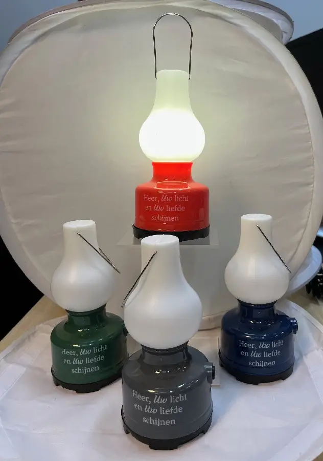 Campinglamp lampvorm Heer uw licht assor