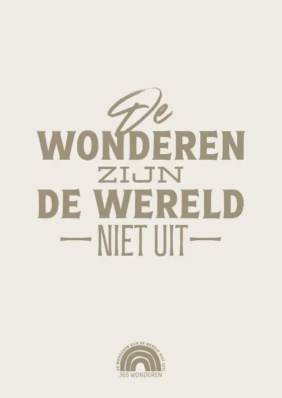 Wonderen zijn de wereld niet uit