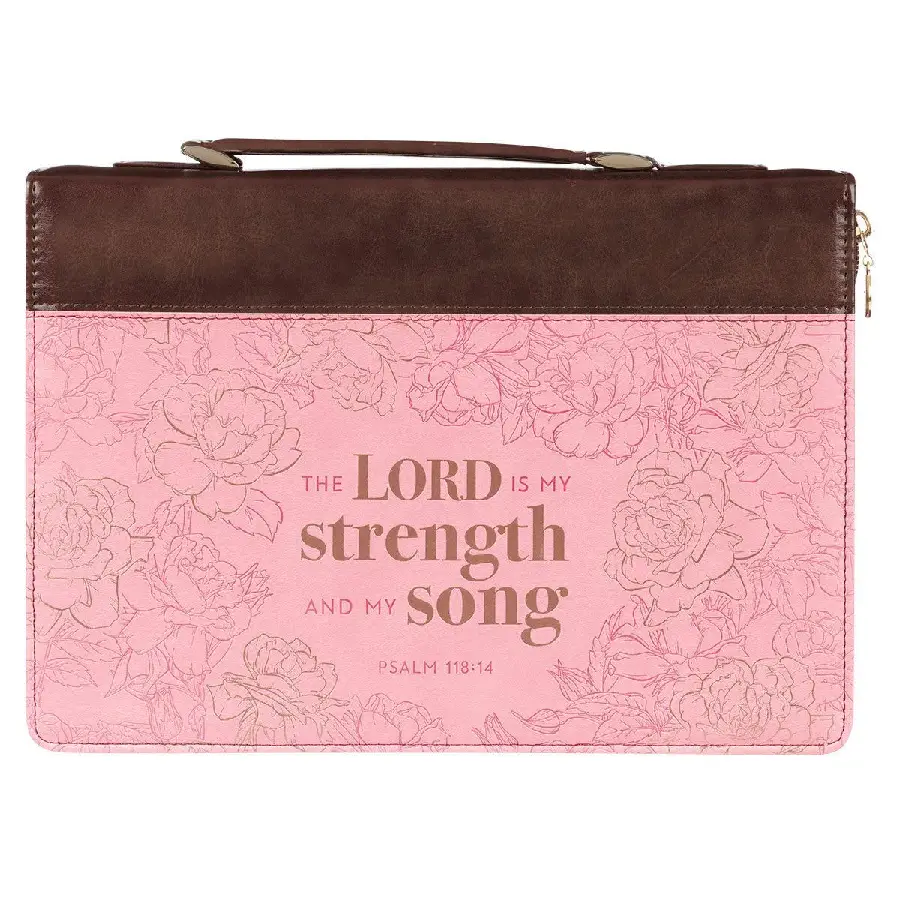 Biblecover: Large The Lord is my strengt