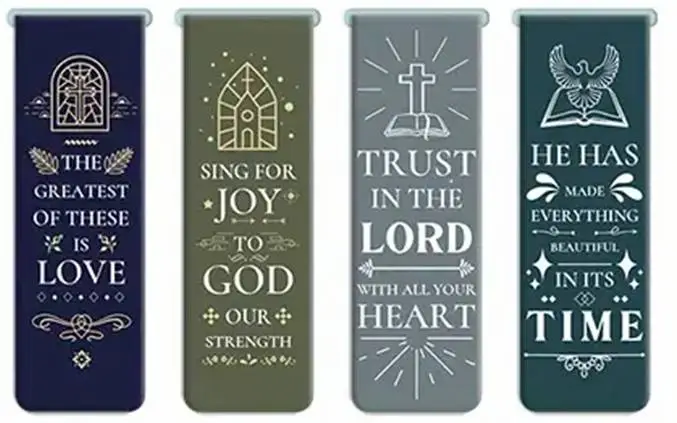 Magnetic bookmarks (4) He has made