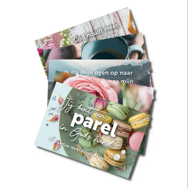 Kaartjes in doosje: Jij bent een parel