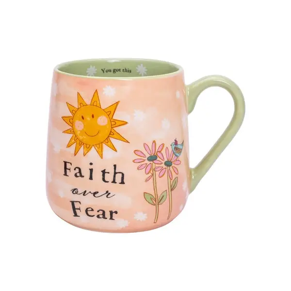 Mug: Faith over fear