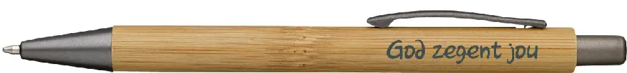 Bamboe Pen, God zegent jou