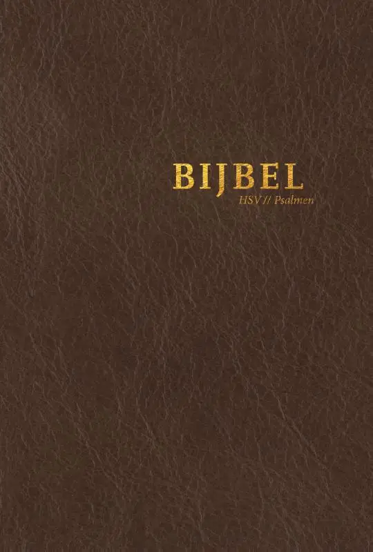 HSV Bijbel met Psalmen en goudsnee