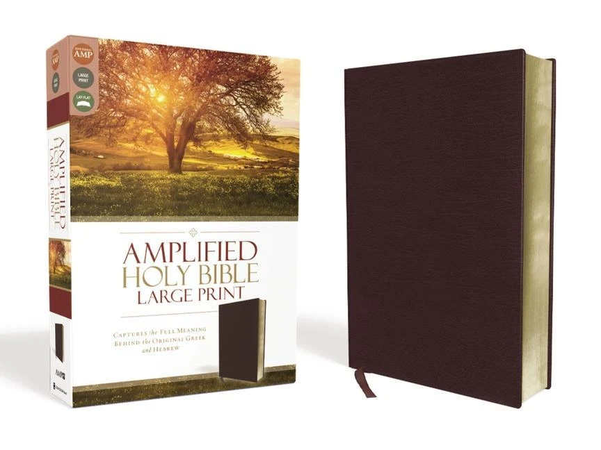 Amplified Bible Burgundy Bonded Leather
