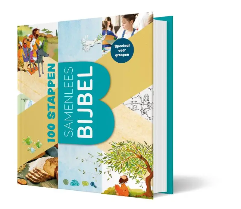De Samenleesbijbel 100 stappen is een nieuw product in de lijn van de geliefde Samenleesbijbel. Deze uitgave is speciaal ontwikkeld voor groepsgebruik: in de kerk, in clubverband en op school. Voor kinderen vanaf 8 jaar.

Dit boek bevat 100 stappen met elk:
een bijbelgedeelte uit de Bijbel in Gewone Taal om samen te lezen
een grote illustratie om te bekijken en over te praten
een groepsactiviteit om te doen of te spelen
doorpraatvragen en weetjes over de achtergrond van de Bijbel