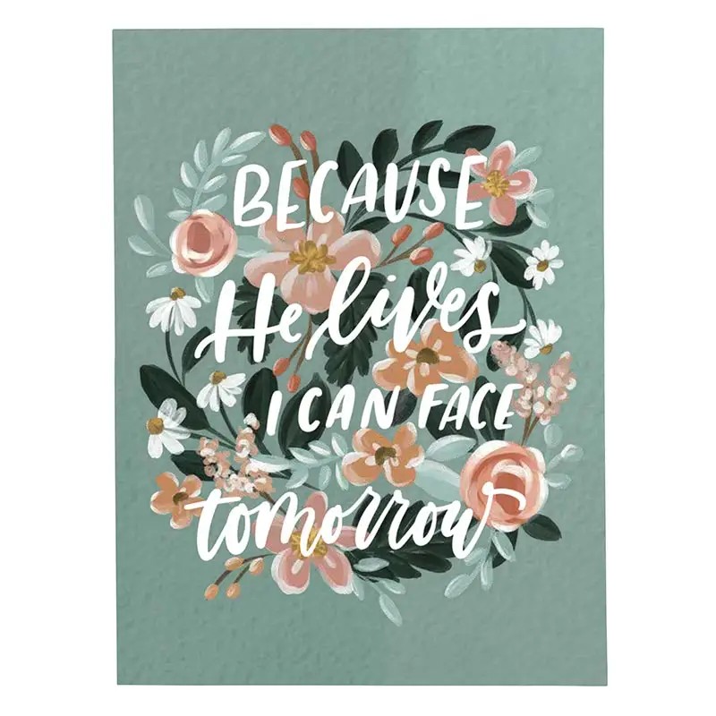 Notebook, Speakernotes Becausae He lives