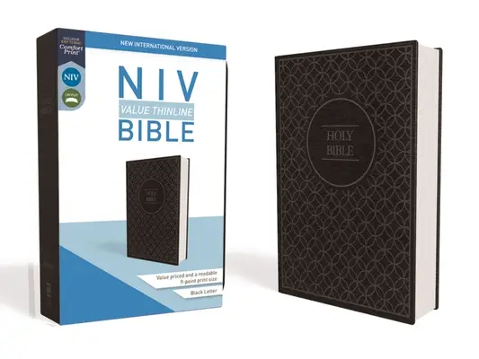 Bible: NIV - Value Thinline Grey/Black