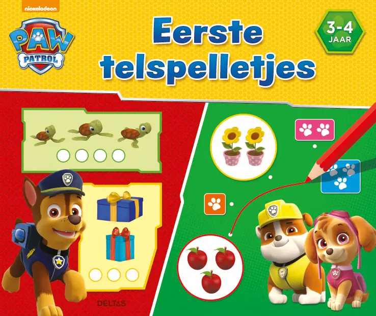 Paw patrol eerste telspelletjes 3-4